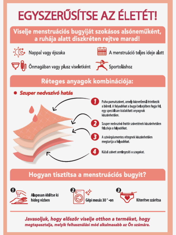 Bellinda Crne noćne i dnevne menstrualne gaćice Bellinda MENSTRUAL BOXER STRONG