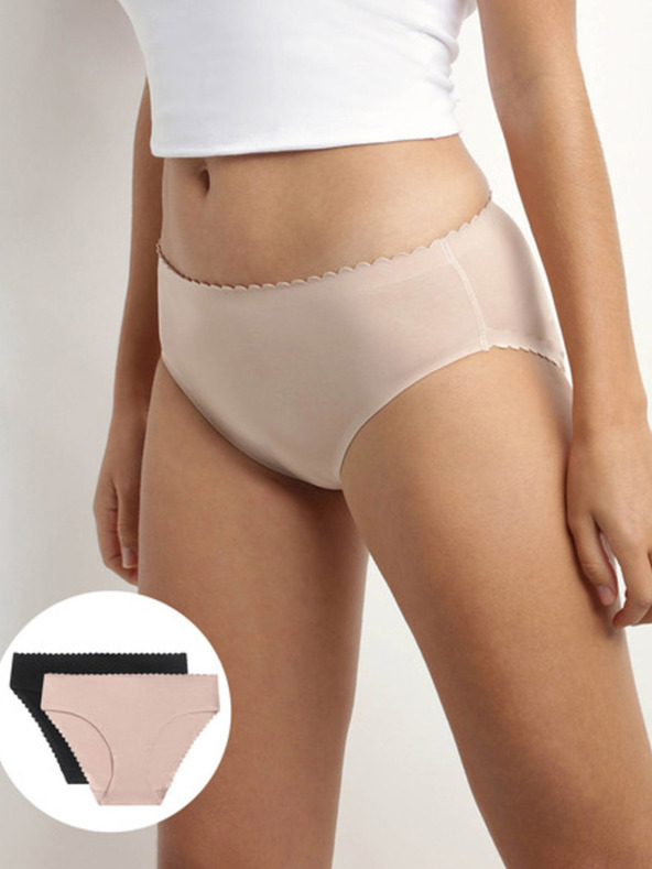 DIM Set od dvije ženske gaćice Dim Body Touch Midi Brief