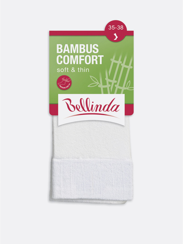Bellinda Bijele ženske čarape Bellinda BAMBUS COMFORT SOCKS