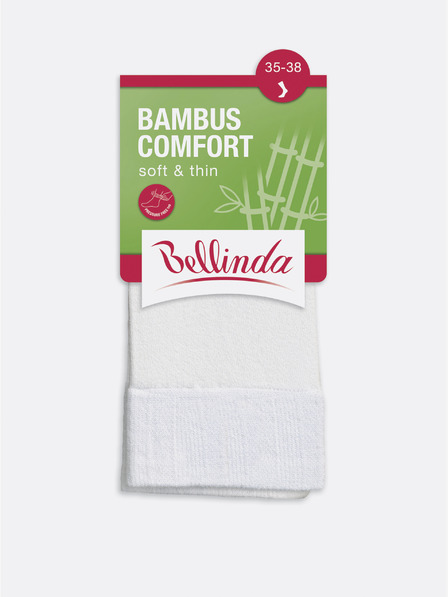Bellinda Bijele ženske čarape Bellinda BAMBUS COMFORT SOCKS