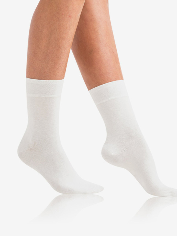 Bellinda Bijele ženske čarape Bellinda COTTON MAXX LADIES SOCKS