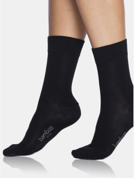 Bellinda Crne ženske čarape Bellinda BAMBUS COMFORT SOCKS