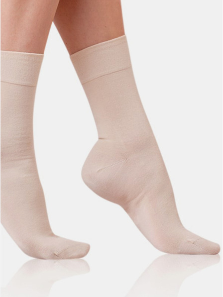 Bellinda Bež ženske čarape Bellinda COTTON MAXX LADIES SOCKS