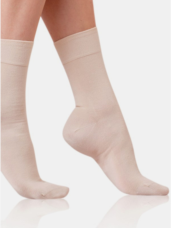 Bellinda Bež ženske čarape Bellinda COTTON MAXX LADIES SOCKS