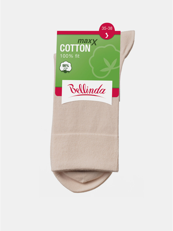 Bellinda Bež ženske čarape Bellinda COTTON MAXX LADIES SOCKS