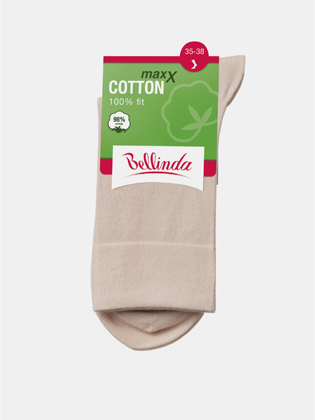 Bellinda Bež ženske čarape Bellinda COTTON MAXX LADIES SOCKS