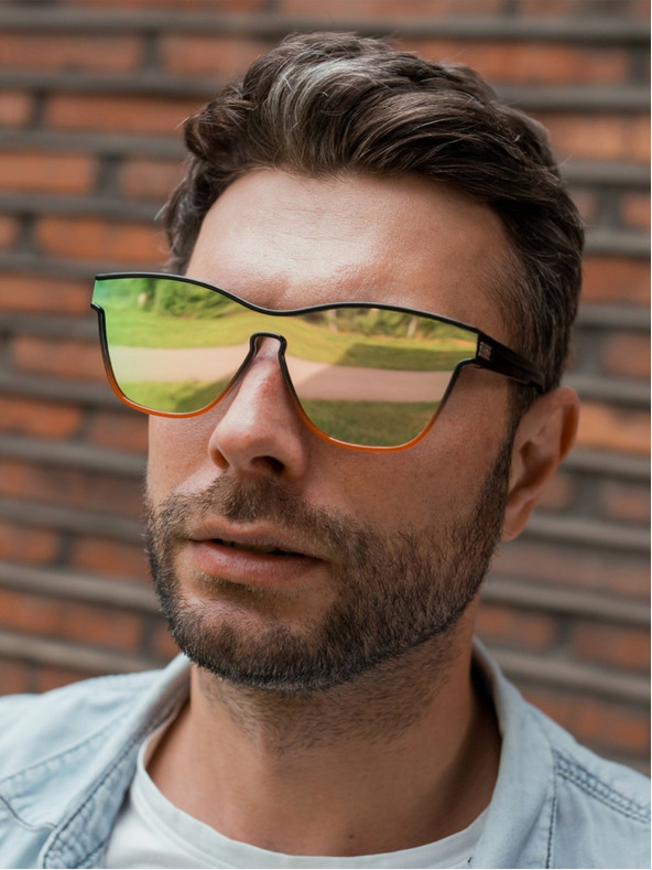 VEYREY VeyRey sunčane naočale Orin polarizirane poluokvirne narančaste leće univerzalne