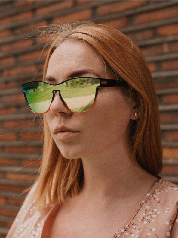 VEYREY VeyRey sunčane naočale Orin polarizirane poluokvirne narančaste leće univerzalne