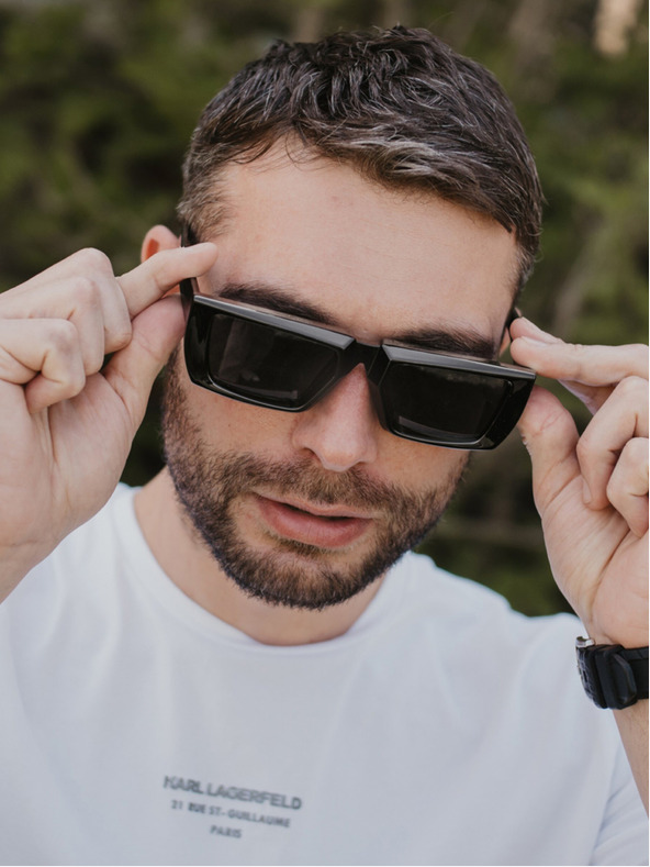 VEYREY VeyRey Unisex Yiphon steampunk sunčane naočale crne univerzalne