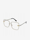 VEYREY VeyRey Blue Light Blocking Glasses Guith Square Silver Universal