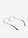 VEYREY VeyRey Blue Light Blocking Glasses Guith Square Silver Universal