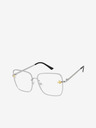 VEYREY VeyRey Blue Light Blocking Glasses Guith Square Silver Universal