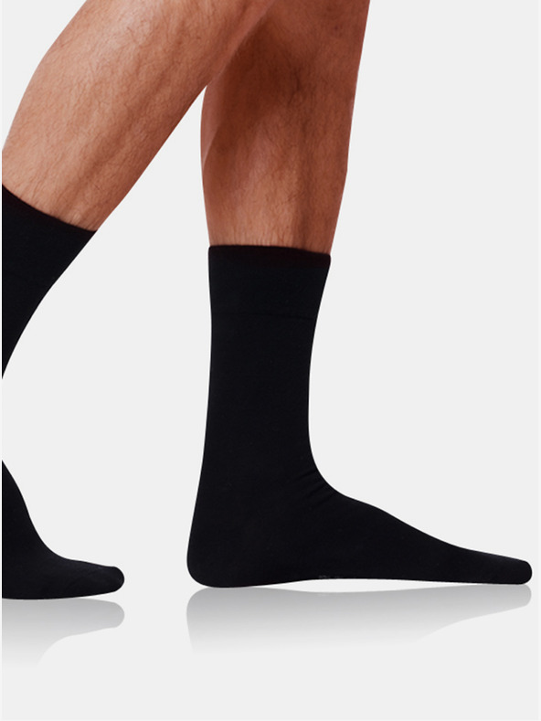 Bellinda Crne muške čarape Bellinda COTTON MAXX MEN SOCKS