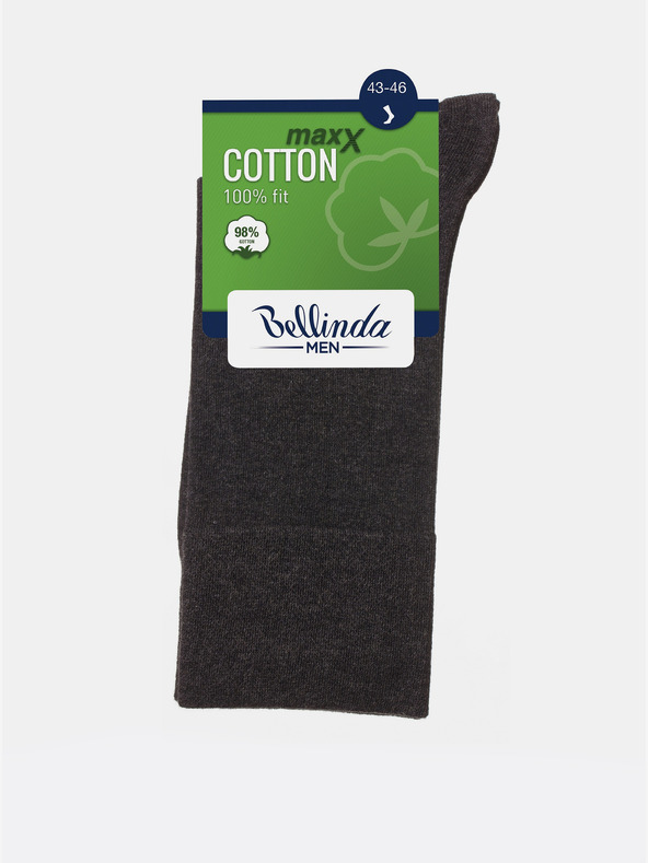 Bellinda Crne muške čarape Bellinda COTTON MAXX MEN SOCKS