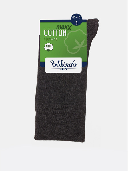 Bellinda Crne muške čarape Bellinda COTTON MAXX MEN SOCKS