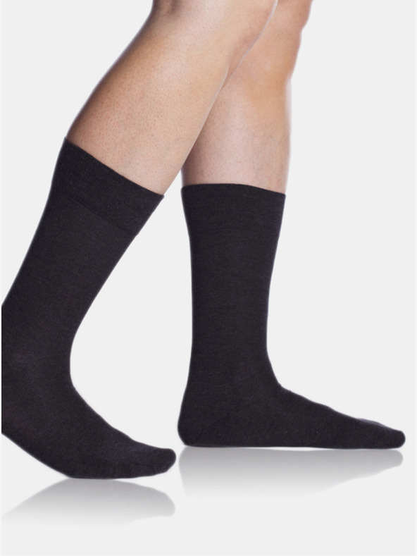 Bellinda Tamno sive muške čarape Bellinda BAMBUS COMFORT SOCKS