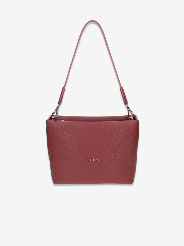 Elega Elega Fluffy crvena ženska kožna torbica