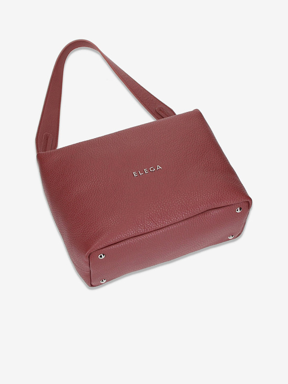 Elega Elega Fluffy crvena ženska kožna torbica