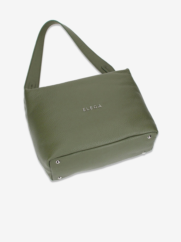 Elega Zelena ženska kožna torbica Elega Fluffy