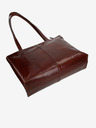 Elega Tamno smeđa ženska kožna torbica ELEGA Melanie