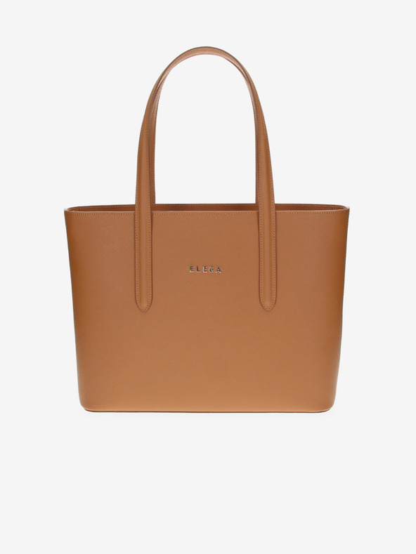 Elega Smeđi ženski kožni shopper ELEGA Simone