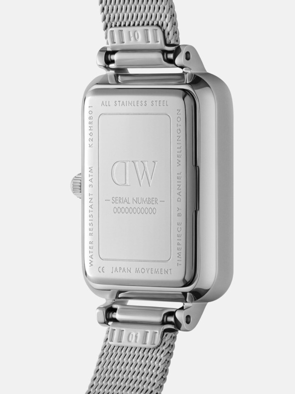 Daniel Wellington Daniel Wellington Mesh Quadro Sterling Silver ženski sat
