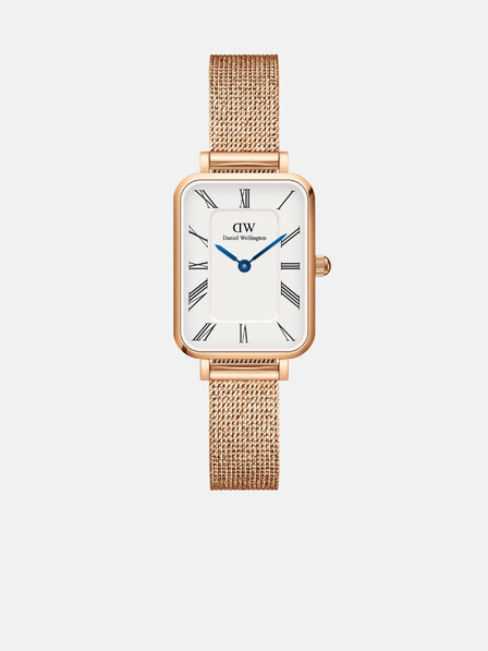 Daniel Wellington Rose gold Daniel Wellington mrežasti ženski sat Quadro Melrose