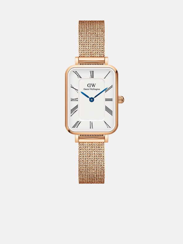Daniel Wellington Rose gold Daniel Wellington mrežasti ženski sat Quadro Melrose