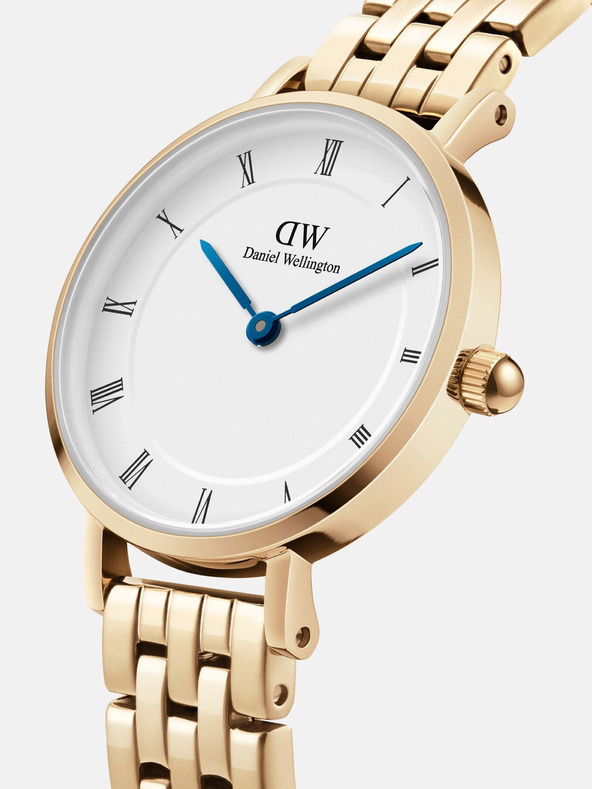 Daniel Wellington Daniel Wellington Petite zlatni ženski sat s 5 karika