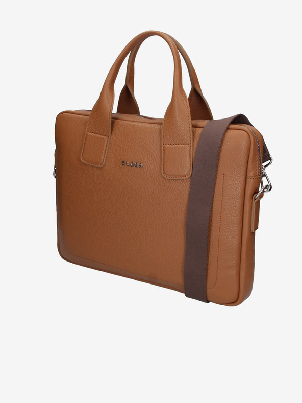 Elega Smeđa kožna torba za laptop ELEGA Brody
