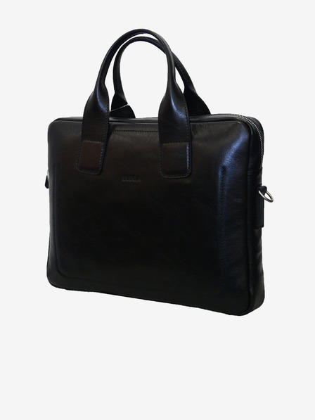 Elega Crna muška kožna torba za laptop ELEGA Brody