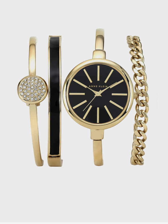 Anne Klein Set ženskih satova i narukvica u zlatnoj boji Anne Klein