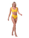 Nebbia Miami sportski bikini - bralette 554 M, žuti