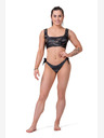 Nebbia Bikini Active Black - bralette 554 S, vulkansko crna