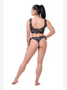 Nebbia Bikini Active Black - bralette 554 S, vulkansko crna