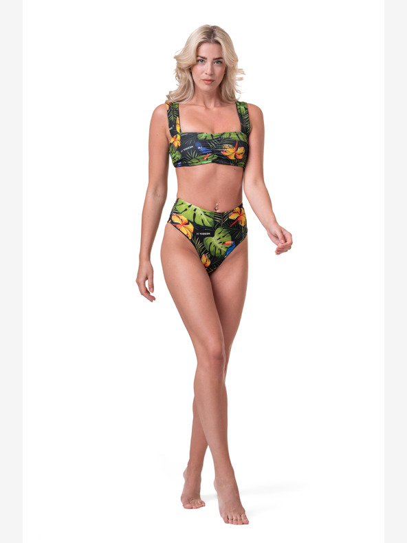 Nebbia Visoko energetski bikini - gornji dio 553 S, džungla zelena