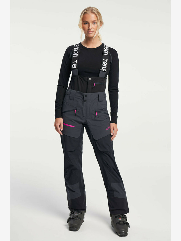 Tenson ženske skijaške alpske membranske hlače TENSON Touring Shell Pants W tamnosive