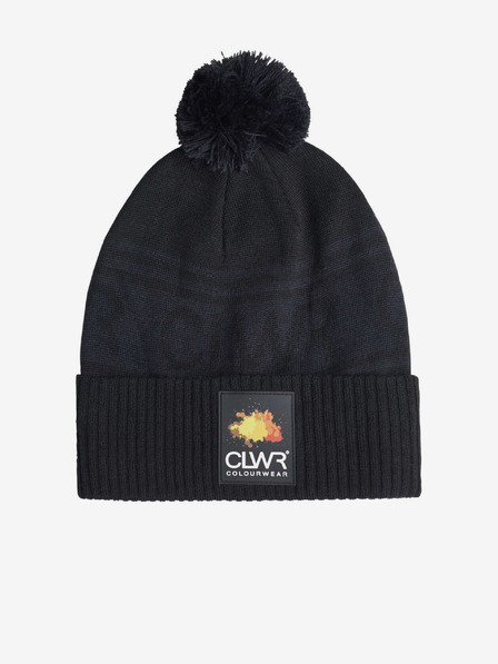 Tenson unisex kapa s pomponom COLOURWEAR Strix Beanie crna