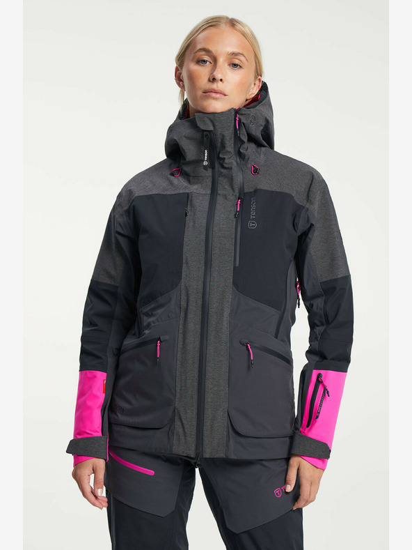 Tenson ženska skijaška alpska membranska jakna TENSON Touring Shell Jacket W tamno siva
