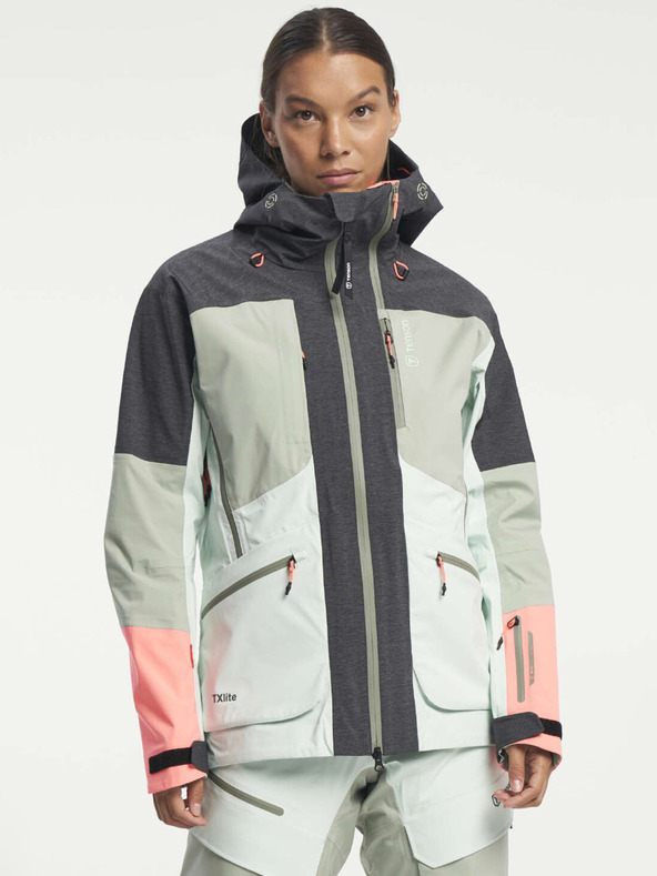 Tenson ženska skijaška alpska membranska jakna TENSON Touring Shell Jacket W svijetlo zelena