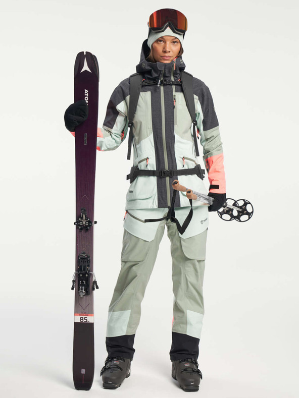 Tenson ženska skijaška alpska membranska jakna TENSON Touring Shell Jacket W svijetlo zelena