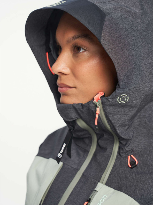 Tenson ženska skijaška alpska membranska jakna TENSON Touring Shell Jacket W svijetlo zelena