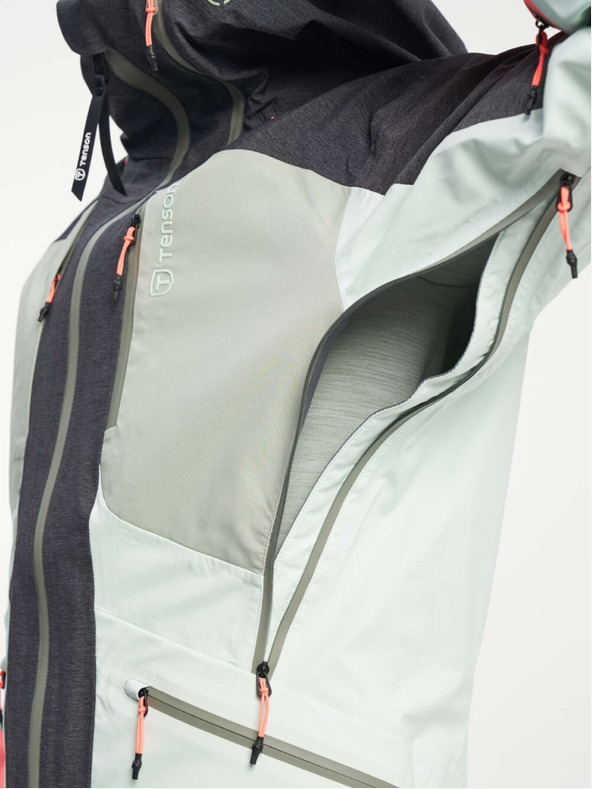 Tenson ženska skijaška alpska membranska jakna TENSON Touring Shell Jacket W svijetlo zelena