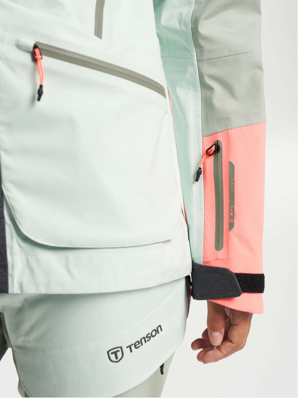 Tenson ženska skijaška alpska membranska jakna TENSON Touring Shell Jacket W svijetlo zelena