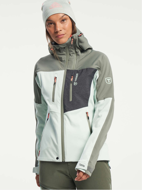 Tenson ženska skijaška alpska softshell jakna TENSON Touring Softshell W svijetlo zelena