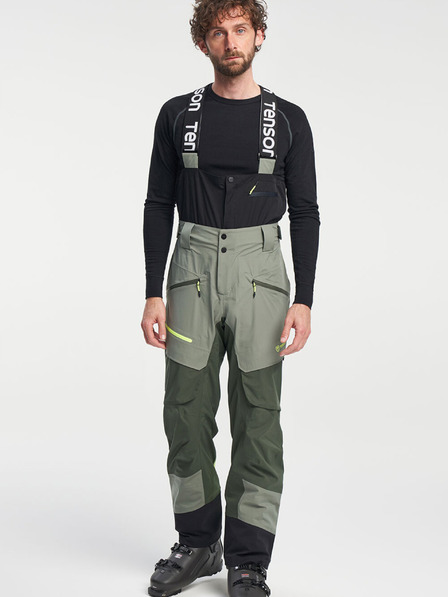 Tenson muške skijaške alpske membranske hlače TENSON Touring Shell Pant M tamnozelene