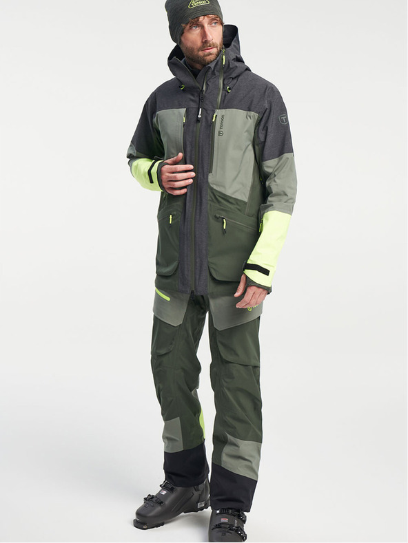 Tenson muške skijaške alpske membranske hlače TENSON Touring Shell Pant M tamnozelene