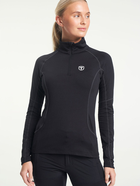 Tenson ženska funkcionalna majica TENSON TXlite Halfzip W crna