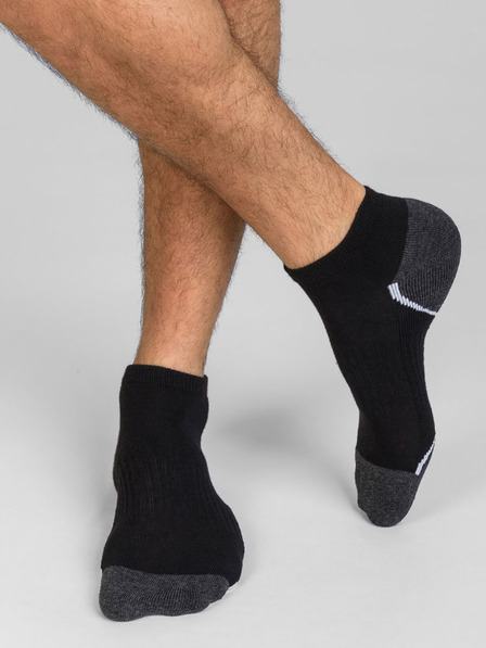 DIM Set od tri muške sportske čarape u crnoj boji Dim SPORT IN-SHOE 3x