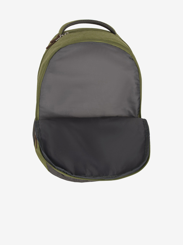 Travelite Zeleni ruksak Travelite Basics Backpack Melange Green/grey